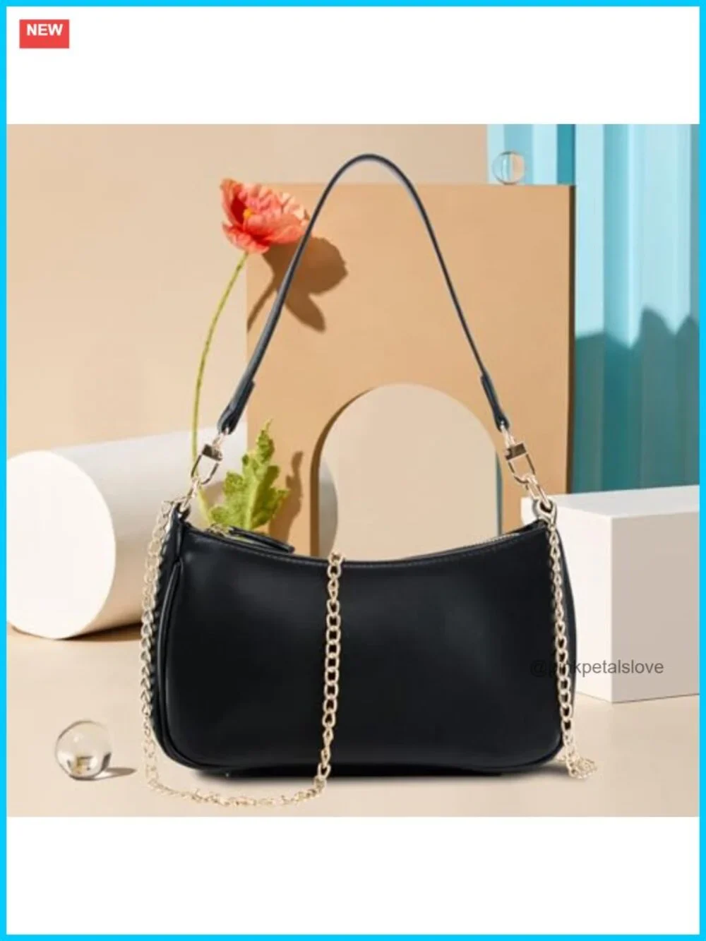 Vintage PU Leather Crossbody Hobo Bag with Zipper Closure